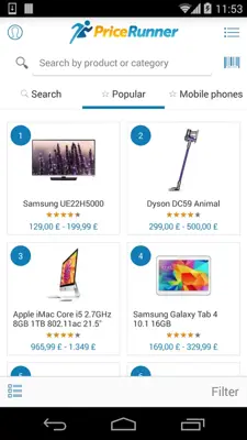 PriceRunner android App screenshot 9